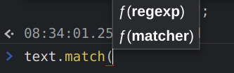 JavaScript match with regular expressions